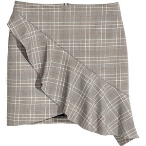 H&M Plaid Mini Skirt